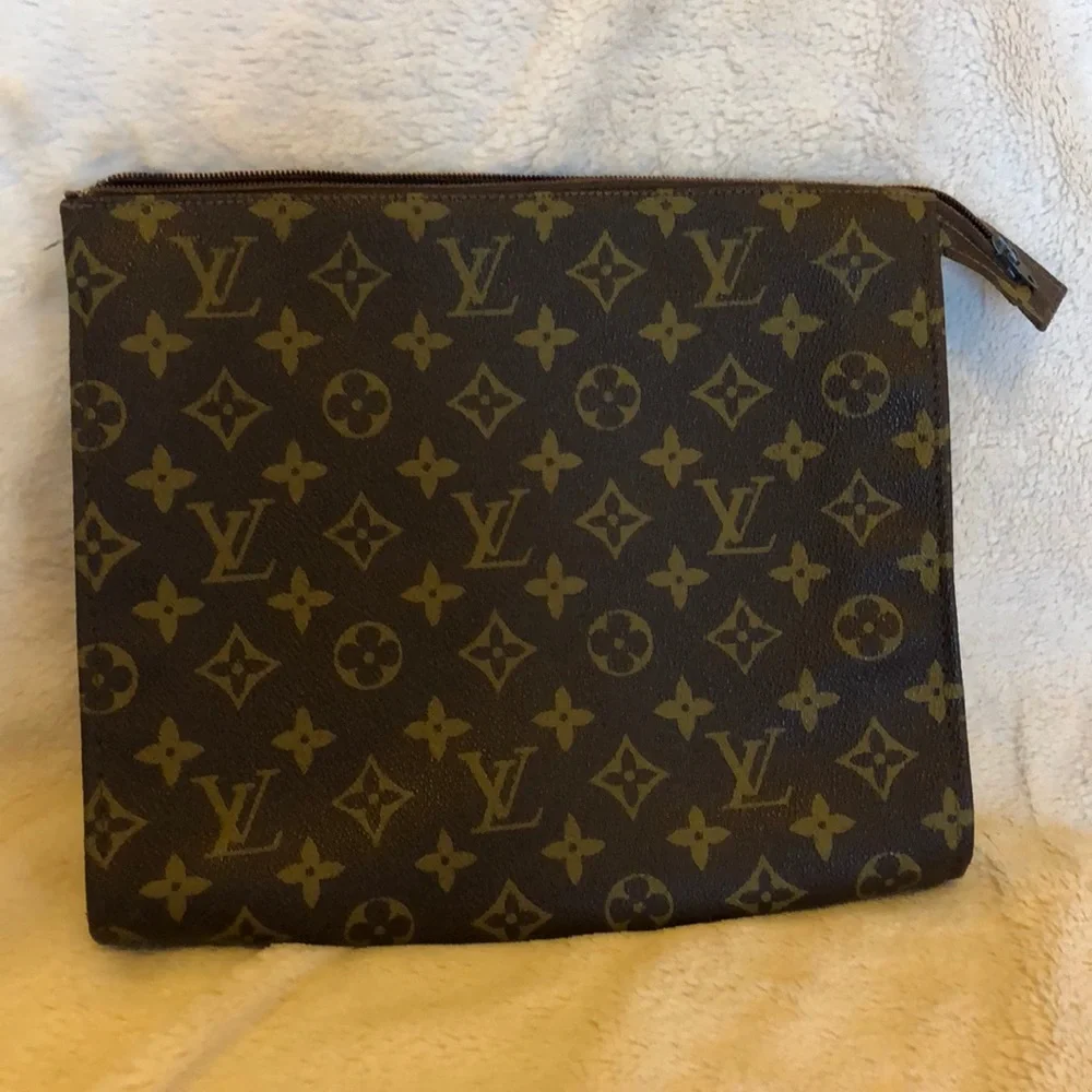 Louis Vuitton Brown Monogram Cosmetic Pouch